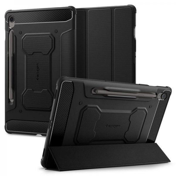 Spigen Samsung Galaxy Tab S10 FE Fodral Rugged Armor Pro Matte Black