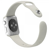 Apple Watch 44/45/46mm/Apple Watch Ultra Armband Silikon Beige
