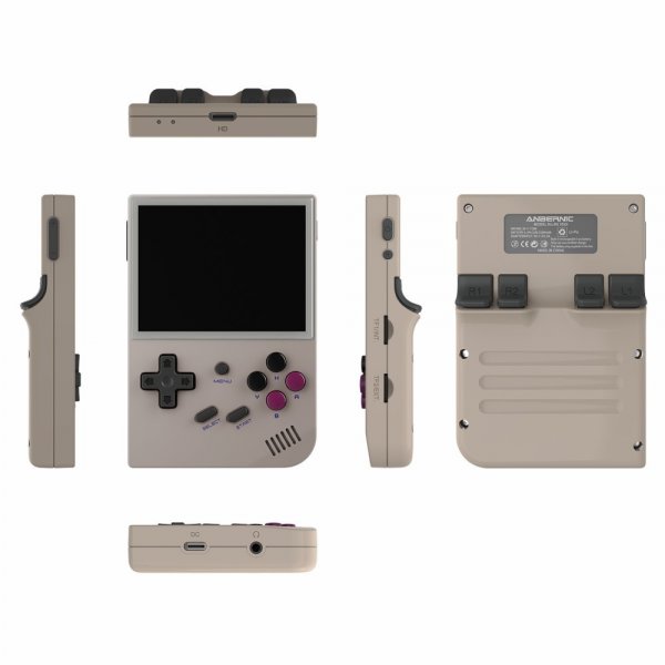 ANBERNIC RG35XX Handhållen Spelkonsol Retro 3.5" 64GB Grå