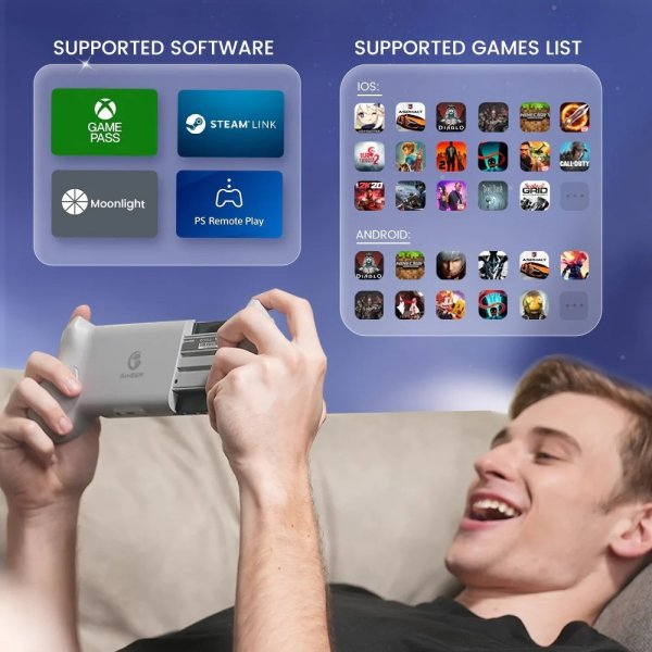 GameSir G8 Galileo Type-C Mobile Gaming Spelkontroll