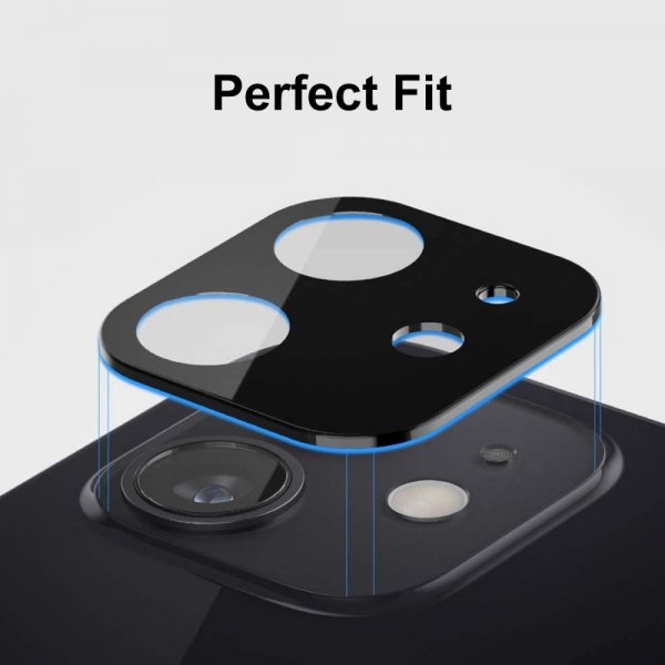 Enkay iPhone 12 Mini Kameraskydd Härdat Glas Svart