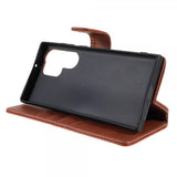 Nordic Covers Samsung Galaxy S22 Ultra Fodral Essential Leather Maple Brown