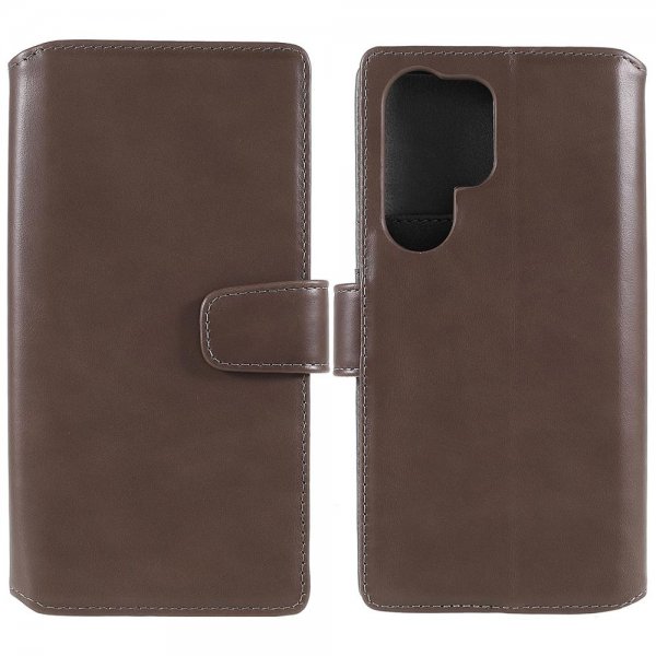 Nordic Covers Samsung Galaxy S22 Ultra Fodral Essential Leather Moose Brown