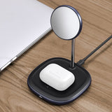 Baseus Trådlös Laddare med Snabbladdare Swan MagSafe 20W Svart