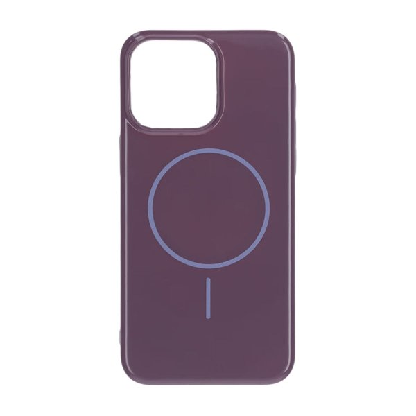 iPhone 15 Pro Max Skal TPU MagSafe Blank Lila