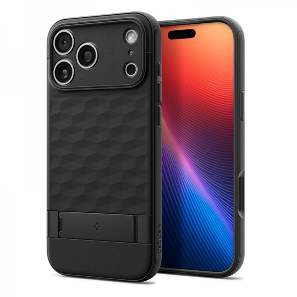 Spigen iPhone 17 Pro Skal Parallax S MagFit Matte Black