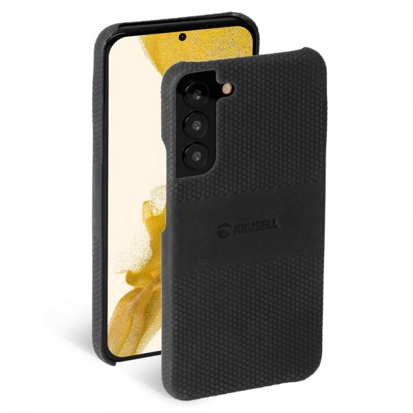 Krusell Samsung Galaxy S22 Skal Leather Cover Vintage Black