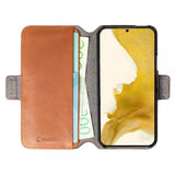 Krusell Samsung Galaxy S22 Plus Fodral Leather PhoneWallet Cognac