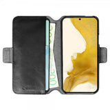 Krusell Samsung Galaxy S22 Fodral Leather PhoneWallet Svart