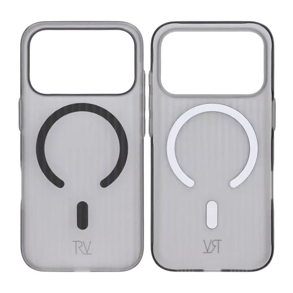 Rvelon iPhone 17 Pro Skal Korrugerad MagSafe Svart