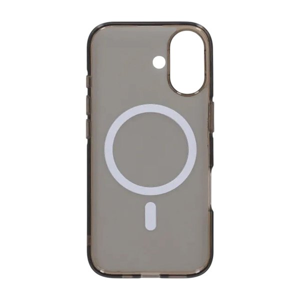 iPhone 17 Skal TPU MagSafe Svart Transparent
