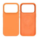 iPhone 17 Pro Max Skal Silikon MagSafe Stativ Orange