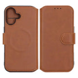 Rvelon iPhone 17 Fodral 4 Kortfack MagSafe Brun