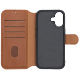 Rvelon iPhone 17 Fodral 4 Kortfack MagSafe Brun