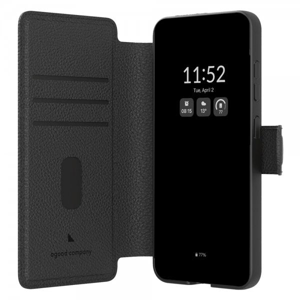 agood company Samsung Galaxy A56 Fodral Cirkulärt Plånboksfodral Svart