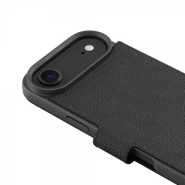 agood company iPhone Air Fodral Cirkulärt Plånboksfodral Svart
