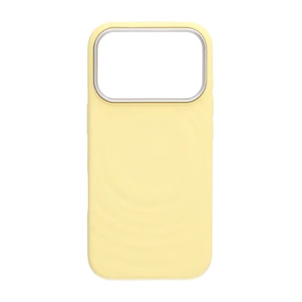 iPhone 17 Pro Max Skal Silikon MagSafe Gul