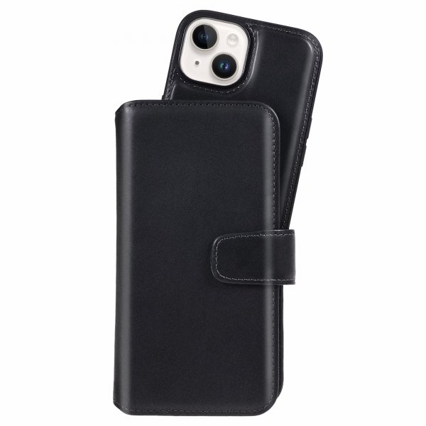 Nordic Covers iPhone 15 Plus Fodral MagLeather Raven Black