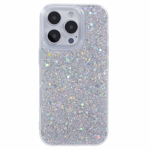 Nordic Covers iPhone 16 Pro Skal Sparkle Series Stardust Silver