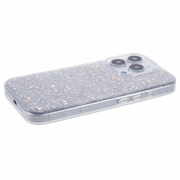 Nordic Covers iPhone 16 Pro Skal Sparkle Series Stardust Silver