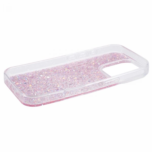 Nordic Covers iPhone 16 Pro Max Skal Sparkle Series Blossom Pink