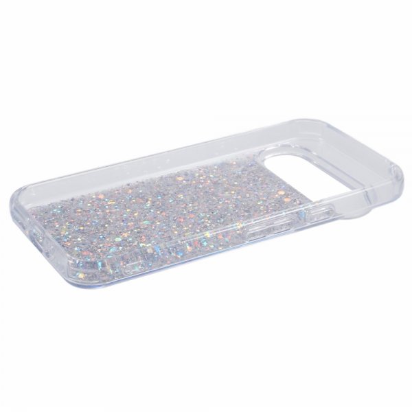 Nordic Covers Google Pixel 9/Pixel 9 Pro Skal Sparkle Series Stardust Silver