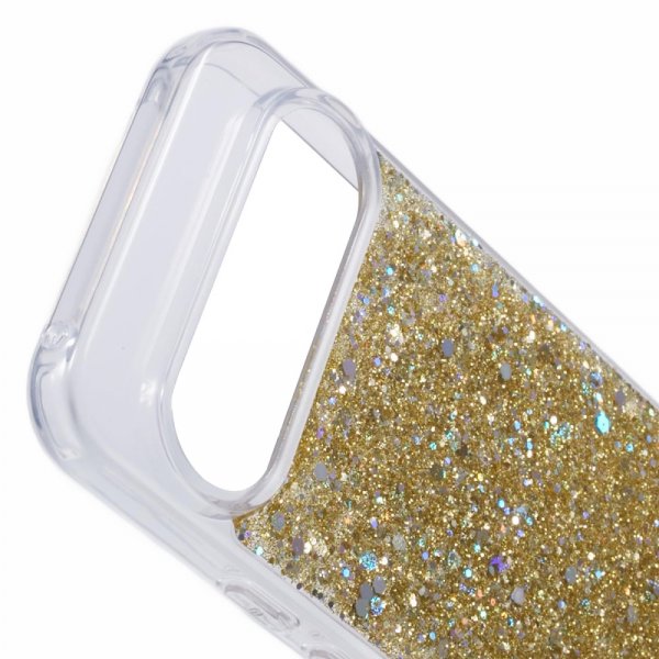 Nordic Covers Google Pixel 9/Pixel 9 Pro Skal Sparkle Series Citrine Gold