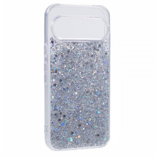 Nordic Covers Google Pixel 9 Pro XL Skal Sparkle Series Stardust Silver