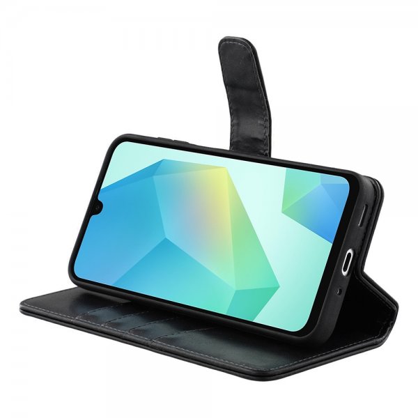 Nordic Covers Samsung Galaxy A16 Fodral Essential Leather Raven Black