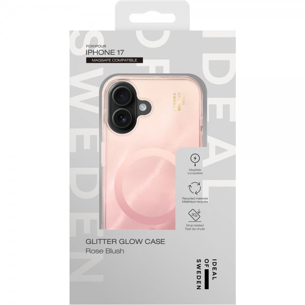 Ideal of Sweden iPhone 17 Skal Clear Case MagSafe Rose Blush