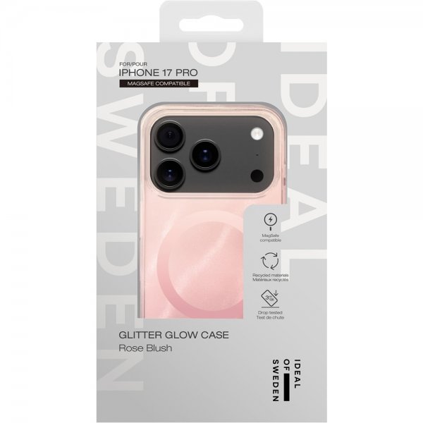 Ideal of Sweden iPhone 17 Pro Skal Clear Case MagSafe Rose Blush