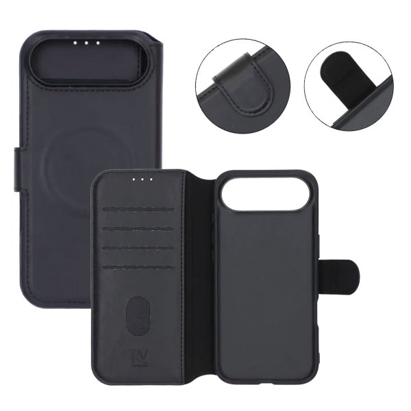 Rvelon iPhone Air Fodral 4 Kortfack MagSafe Svart