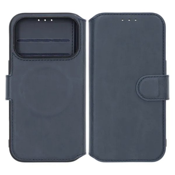 Rvelon iPhone 17 Pro Max Fodral 4 Kortfack MagSafe Blå