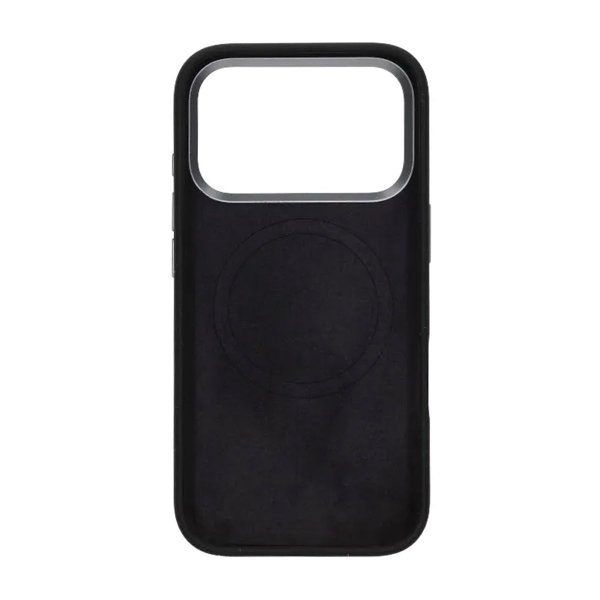 iPhone 17 Pro Skal Silikon MagSafe Stativ Svart