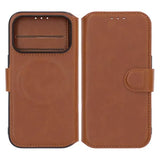 Rvelon iPhone 17 Pro Fodral 4 Kortfack MagSafe Brun