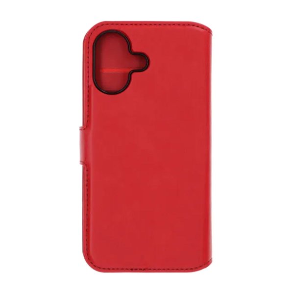 Rvelon iPhone 17 Fodral 4 Kortfack Löstagbart Skal Röd