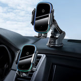 Baseus Bilhållare Light Electric Holder Wireless Charger