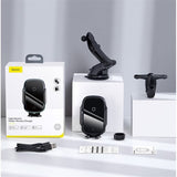 Baseus Bilhållare Light Electric Holder Wireless Charger