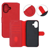 Rvelon iPhone 17 Fodral 4 Kortfack Löstagbart Skal Röd