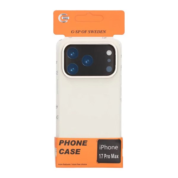 iPhone 17 Pro Max Skal Silikon MagSafe Stativ Vit