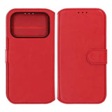 Rvelon iPhone 17 Pro Fodral 4 Kortfack Löstagbart Skal Röd