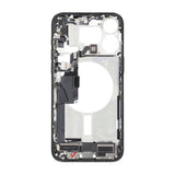 Mittenram med smådelar för iPhone 15 Pro Max - Svart Titan OEM