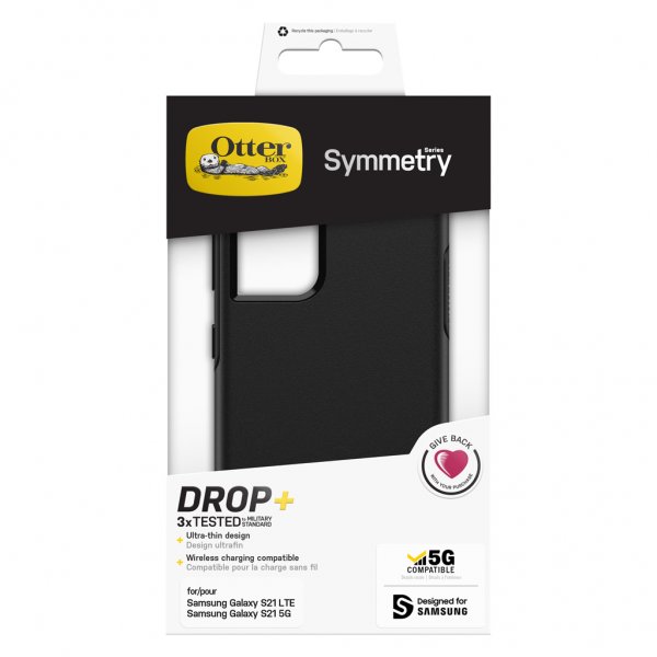 Otterbox Samsung Galaxy S21 Skal Symmetry Series Svart