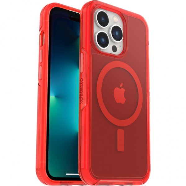 Otterbox iPhone 13 Pro Skal Symmetry Plus Clear In The Red