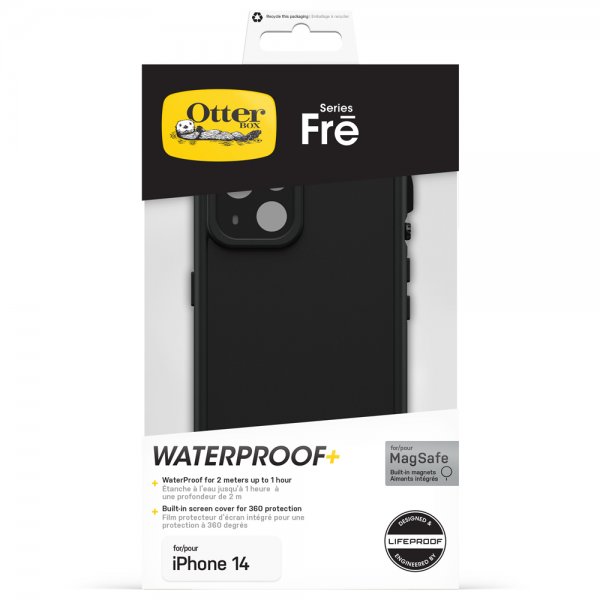Otterbox iPhone 14 Skal Frē Series Svart