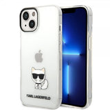 Karl Lagerfeld iPhone 14 Skal Printed Choupette Transparent
