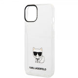Karl Lagerfeld iPhone 14 Skal Printed Choupette Transparent