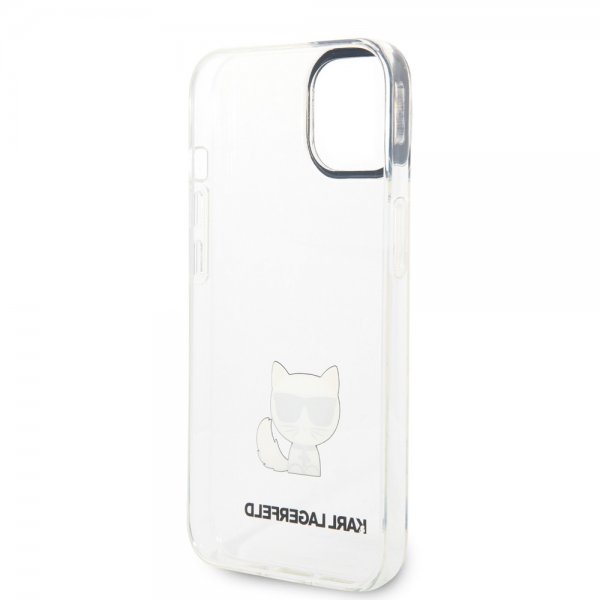 Karl Lagerfeld iPhone 14 Skal Printed Choupette Transparent