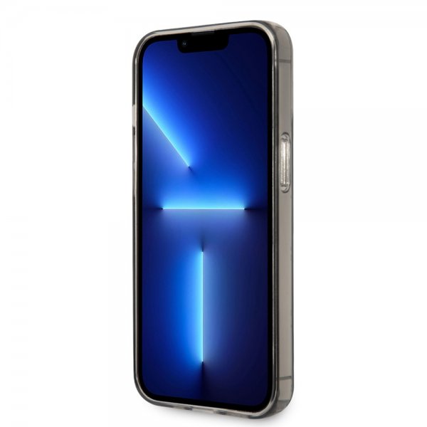 Karl Lagerfeld iPhone 14 Pro Skal Monogram Vertical Stripe Svart