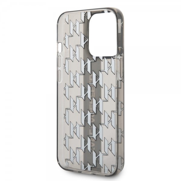 Karl Lagerfeld iPhone 14 Pro Skal Monogram Vertical Stripe Svart